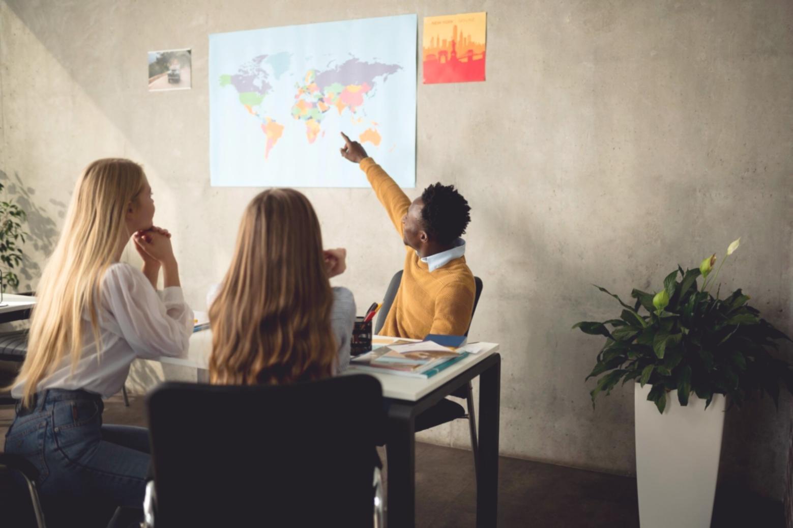 Sesión de trabajo colaborativo